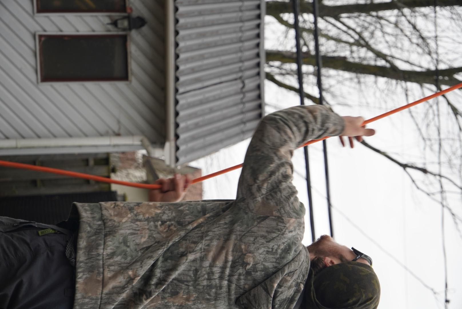 Lancer de corde — technique arboricole professionnelle